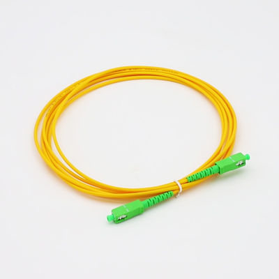 PVC G652D di MP millimetro 3.0mm con il cavo di toppa a fibra ottica del connettore di Sc/Apc