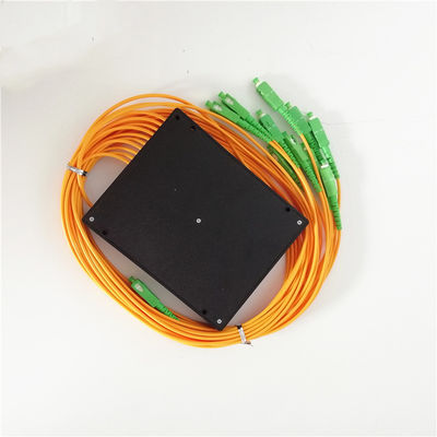 Separatore a fibra ottica del Plc 1x16 del connettore del PVC G657A1 SC/APC del contenitore di ABS