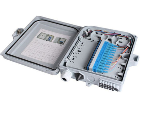 ISO9001 fanno un sonnellino scatola di distribuzione a fibra ottica IP65, scatola di termine della fibra di 12 porti