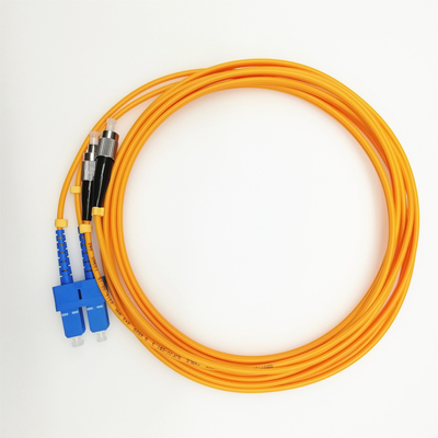 Cavo di toppa a fibra ottica duplex PVC FC/UPC di UPC/dello Sc LSZH G657A 2.0mm 3.0mm