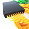 Separatore a fibra ottica del Plc 1x16 del connettore del PVC G657A1 SC/APC del contenitore di ABS