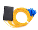 separatore a fibra ottica a forma di scatola dello SpA dell'ABS di 1*4 1*8 con il connettore di SC/APC
