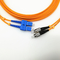 Cavo di toppa a fibra ottica duplex PVC FC/UPC di UPC/dello Sc LSZH G657A 2.0mm 3.0mm