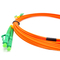 LC/cavo di toppa a fibra ottica di multi modo duplex PVC LSZH G657A dell'APC LC/APC 2.0mm 3.0mm