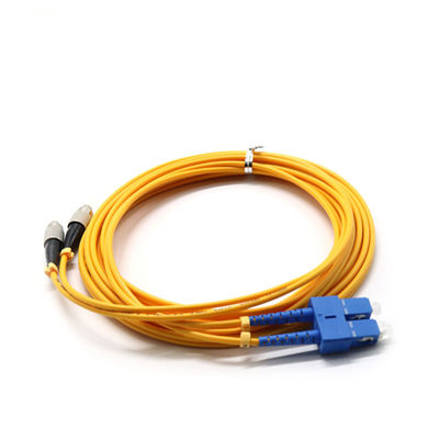 Sc Upc del PVC G652D al cavo di toppa a fibra ottica del connettore di Fc Upc