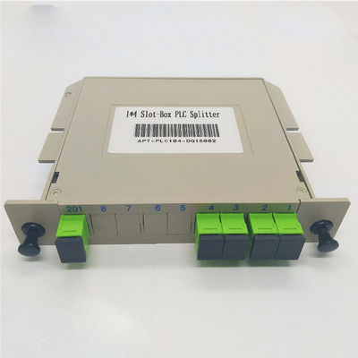 Tipi a fibra ottica passivi tipo a cassetta del separatore di 1x4 Sc/Apc
