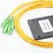 connettore del separatore delle cassette dell'ABS 1x8 dello Sc a fibra ottica APC della giuntura/Pigtailed a forma di scatola