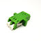 Colore verde dell'adattatore a fibra ottica duplex di singolo modo di LC APC
