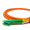 LC/cavo di toppa a fibra ottica di multi modo duplex PVC LSZH G657A dell'APC LC/APC 2.0mm 3.0mm