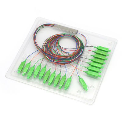 2x16 separatore a fibra ottica passivo d'acciaio dello SpA dello Sc APC della metropolitana 1m