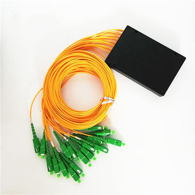 Separatore giallo nero del Plc del contenitore 1x8 di ABS dello Sc APC 1m